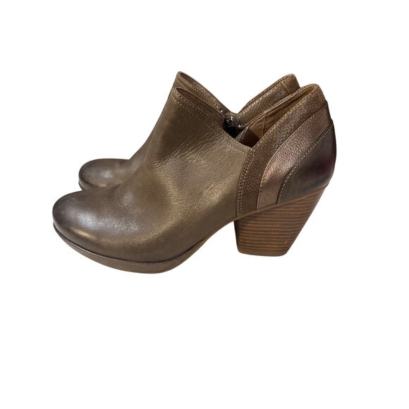 Dansko Marcia Heeled Clogs Leather Upper Slip-On Brown Size 10 - Picture 1 of 7